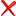 Regular Red X Icon 16x16 png